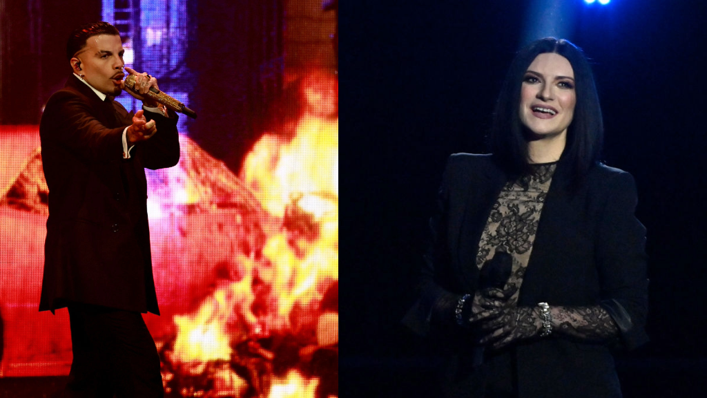 Laura Pausini & Rauw Alejandro Se Unen Para Primera Presentación en Vivo de ‘Se Fue’