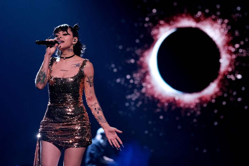 SAN JUAN, PUERTO RICO - JULY 21: Cazzu performs during Premios Juventud 2022 at Coliseo de Puerto Rico José Miguel Agrelot on July 21, 2022 in San Juan, Puerto Rico. (Photo by Jose R. Madera/Getty Images)