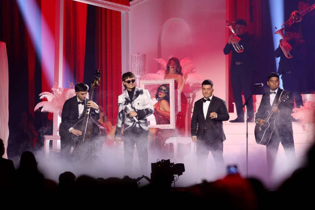 Peso Pluma performs onstage during the 23rd Annual Latin GRAMMY Awards